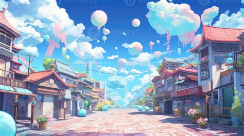 Anime City Stock Photos, Images and Backgrounds for Free Download