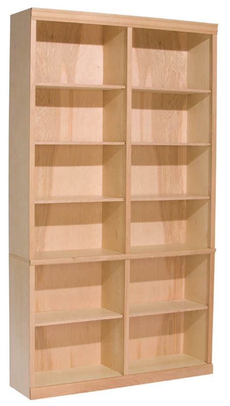 Ready To Assemble Hardwood Bookcase 497w 84x 48 Wide Classic