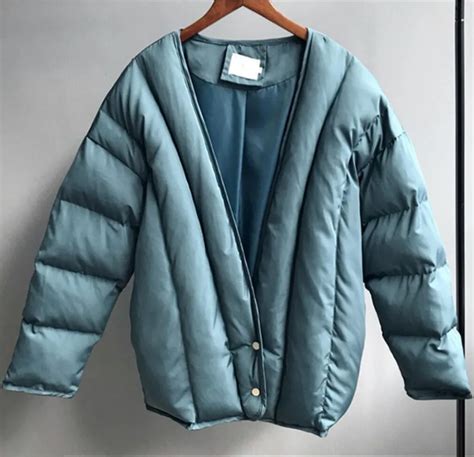 2018 winter New fashion women wadded jacket women cotton padded bread v ...