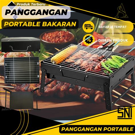 Jual Alat Pemanggang Serbaguna Panggangan Portable Barbeque Grill