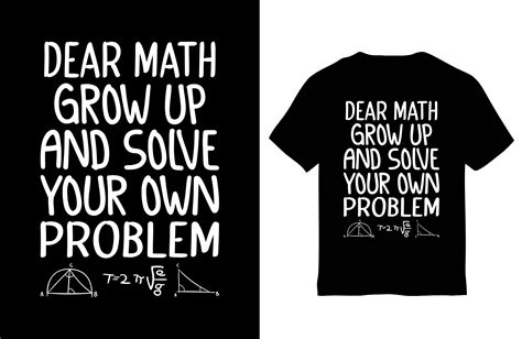 Math T Shirt Design Graphic By Mohsin Uddin · Creative Fabrica