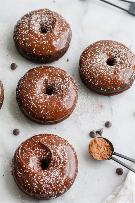 Baked Mexican Mocha Donuts - Our Balanced Bowl