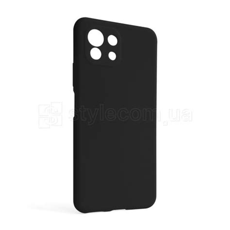 Чехол Full Silicone Case для Xiaomi Mi 11 Lite 4G black (18) (без ...