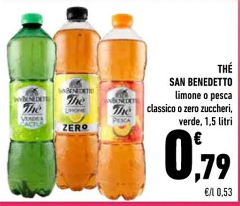 Offerta Th San Benedetto Limone O Pesca The Classico O Zero Zuccheri