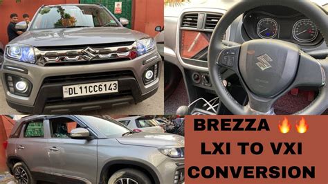 Brezza Lxi To Vxi Conversion Brezza Modification Base Model Karol