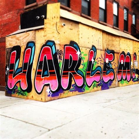 #Harlem showing her colors. #streetart #graffiti #weharlem Urban Street ...