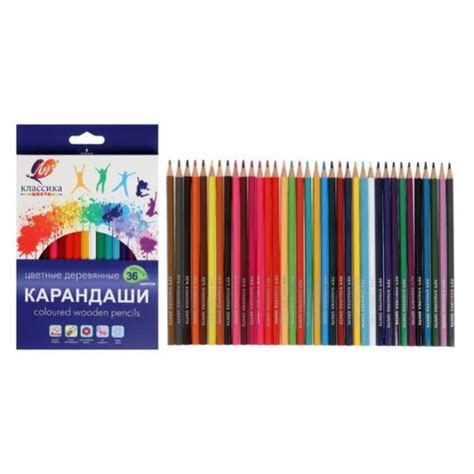 карандаши 36 цветов - карандаши цветные - КАРАНДАШИ - Магазин - Дело ...