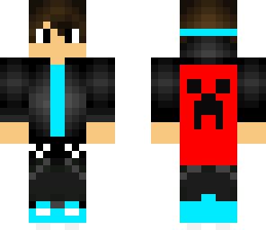 Blue Boy With Cape | Minecraft Skin