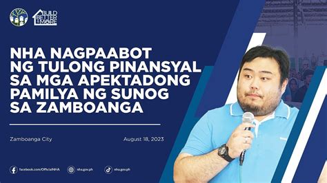 NHA Nagpaabot Ng Tulong Pinansyal Sa Mga Apektadong Pamilya Ng Sunog Sa