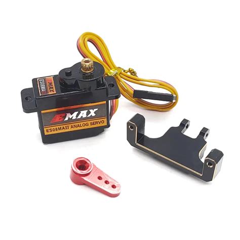 EMAX ES08MD II ES08MA II 12g Analog Metal Gear Servo With Mount 15T Arm