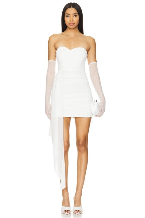 Superdown Alivia Mini Dress In White Revolve