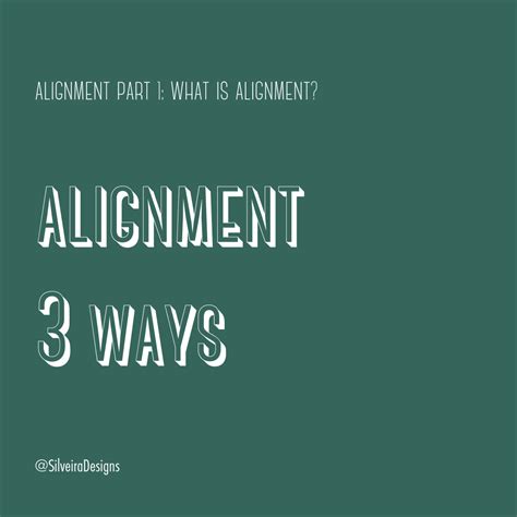 3 different types of alignment you can use to improve your designs ... 