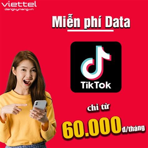 Cách đăng ký gói 4G Viettel Free data xem Tiktok mới 2023