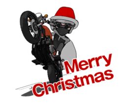 Ride Naked Bike Animation By Bon Sticker
