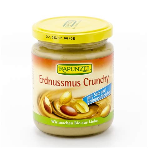 Rapunzel Bio Erdnussmus Crunchy Mit Salz Online Kaufen Im Shop