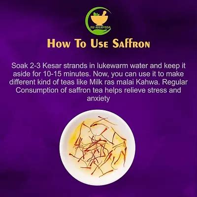 Buy Fij Ayurveda Natural Finest A Grade Afghani Kesar Thread Saffron