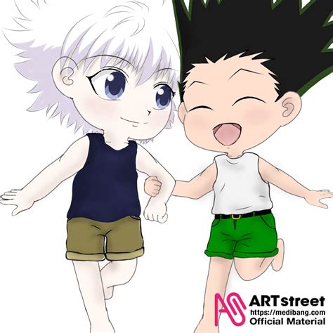 Gon Killua Glowj12 Illustrations Art Street