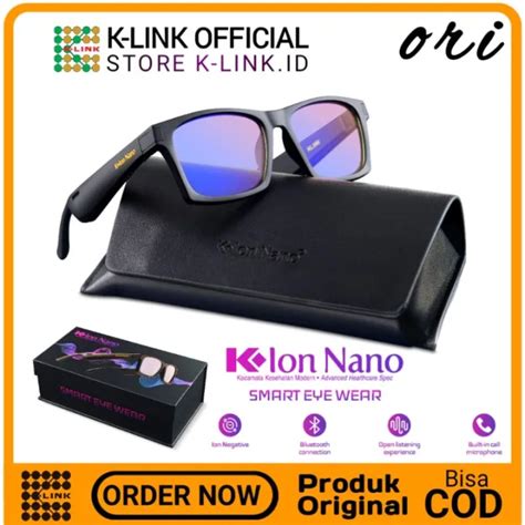 KLINK K ION NANO SMART EYE WEAR ORIGINAL KACAMATA CERDAS KESEHATAN