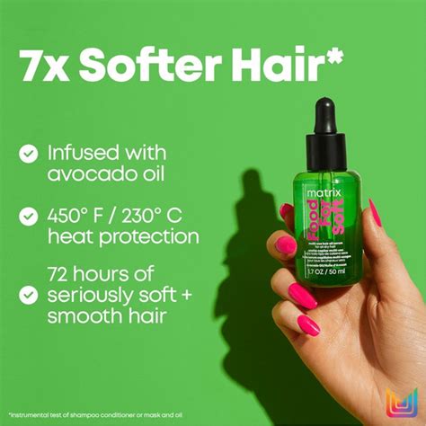 matrix total results food  soft oil serum vivo hair salon  skin