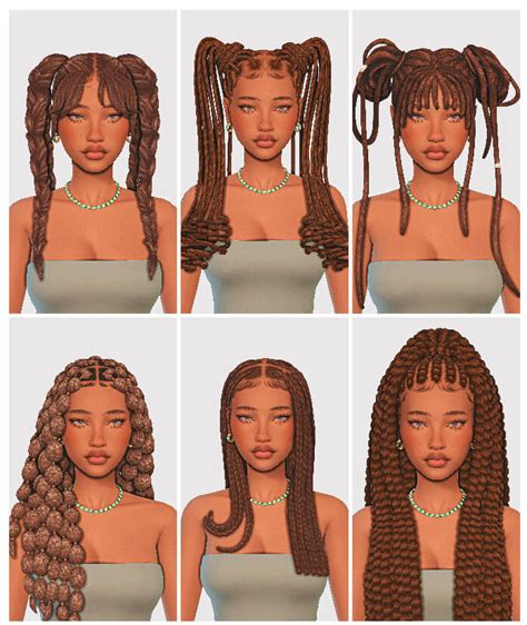 Braids Locs Twists And More Maxis Match Edition The Sims Book