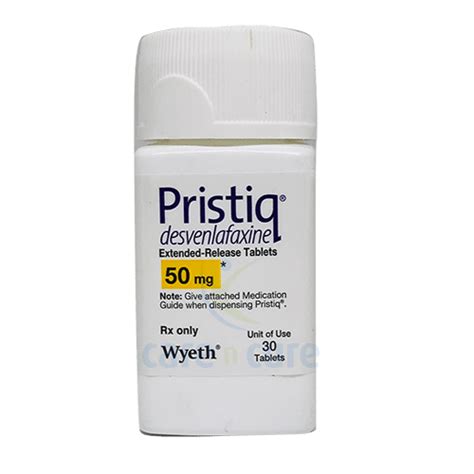 Buy Pristiq 50mg Er Tablets 30's online in Qatar- View Usage, Benefits and Side Effects