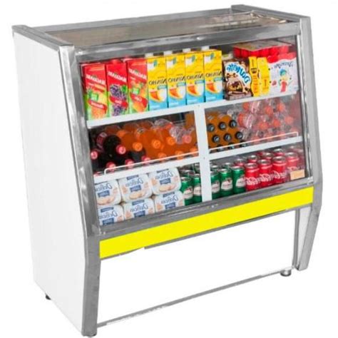 Balcão Refrigerador Pop 1m Amarelo Refrigel Geladeira Refrigerador