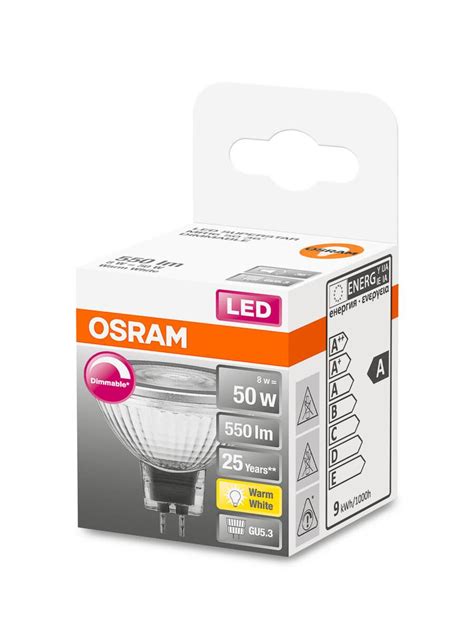 Osram Led Superstar Mr16 12 V 8 W 50 W 550 Lm Gu5 3 36 ° 2700 K