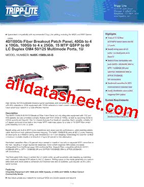 N K M L B Datasheet Pdf Tripp Lite All Rights Reserved