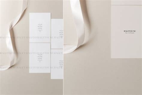 Nude Tones X Card Set Mockup Nude Tones Card Set Mockup