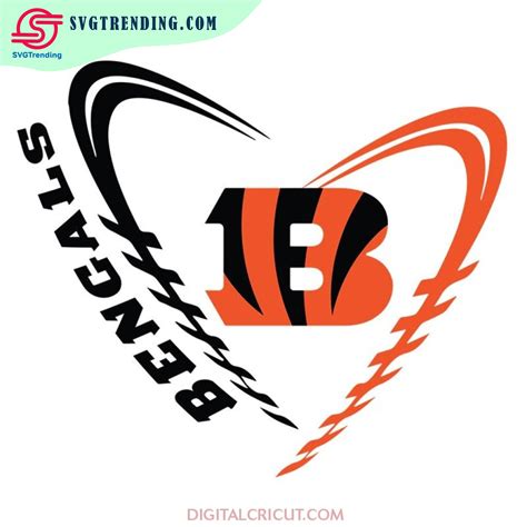 Cincinnati Bengals Svg Cricut File Clipart Nfl Svg Football Svg