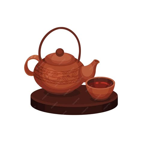 Premium Vector | Tea ceremony chinese tradition China set East symbols ...