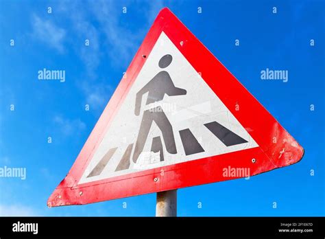 In south africa street signal of zebra crossing Stock Photo - Alamy