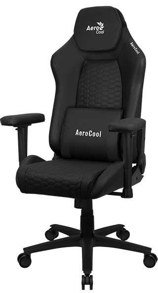 Игровое кресло Aerocool CROWN Leatherette All Black: купить в интернет ...