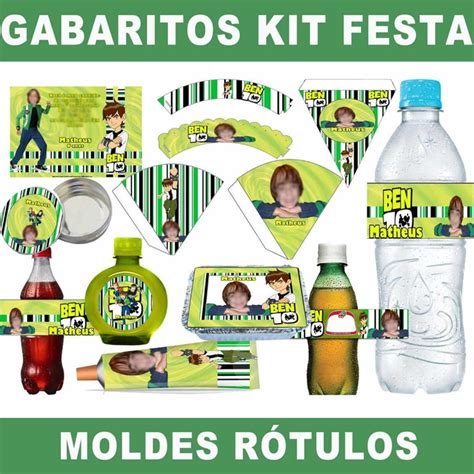 Gabaritos Kit Festa Moldes Limpos Digital Vetores Corel Elo