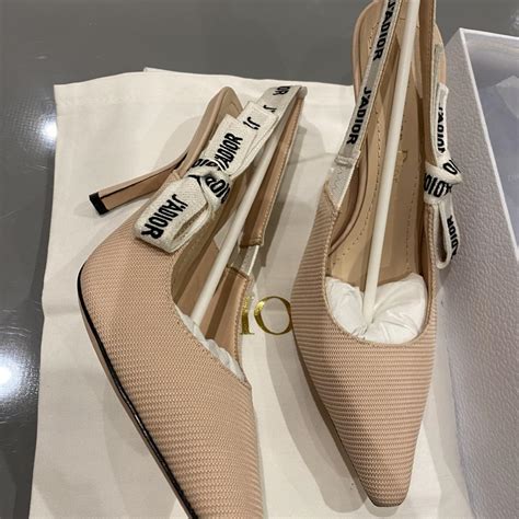 Authentic J Adior Slingback Pump Nude Technical Depop