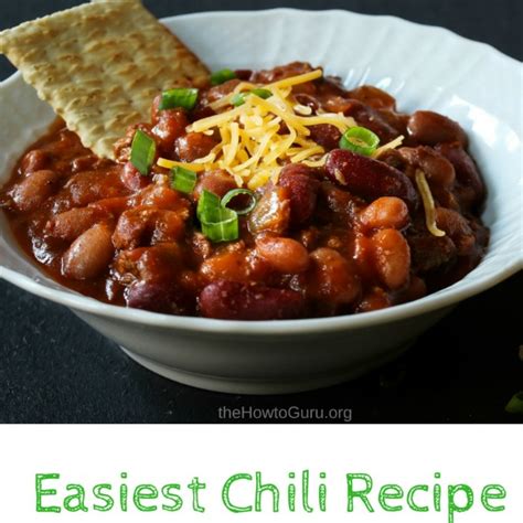 Chili Recipe Easy Homemade Chili To Set And Forget Yum