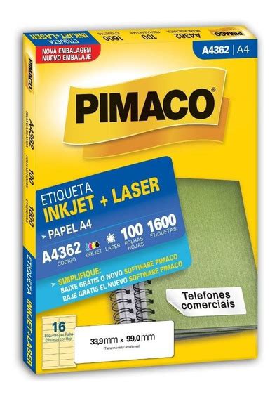 Etiqueta Pimaco A4249 MercadoLivre