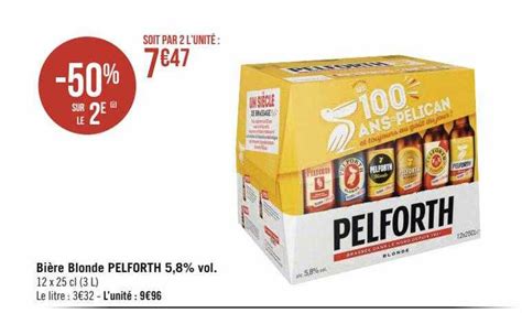 Promo Bière Blonde Pelforth Vol chez Géant iCatalogue fr