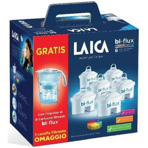 Laica Pack 6 Filtros Laica Bi flux Jarro de Água Stream