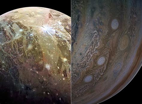 Nasa S Juno Spacecraft Zips Past Ice Encrusted Moon Ganymede And