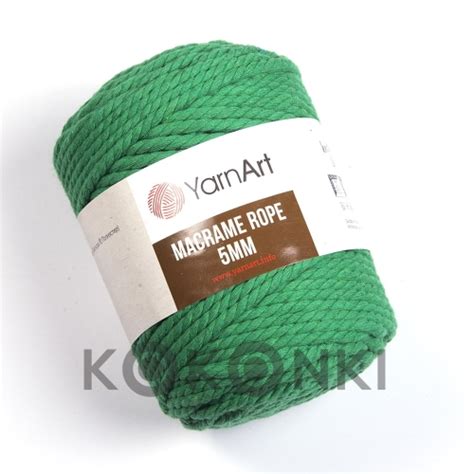 Sznurek Yarnart Macrame Rope Mm Ziele Kokonki Motki Ombre