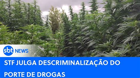 🔴 Sbt Ao Vivo Stf Julga Descriminalização Do Porte De Drogas Sbt News Youtube