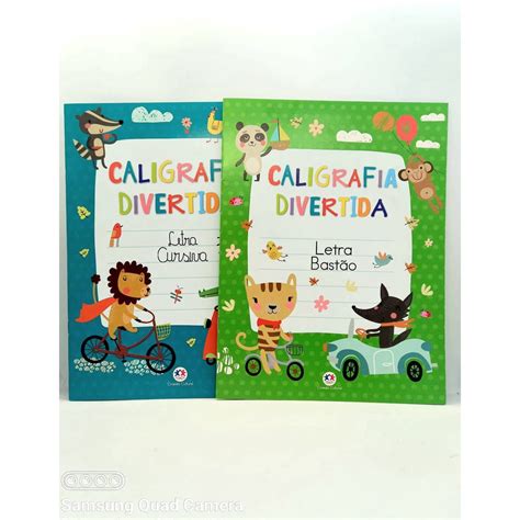 Kit Caligrafia Divertida Letra Cursiva E Bast O No Shoptime