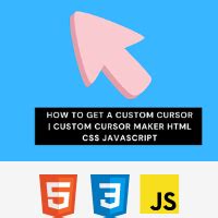 Create Custom Cursor Using Html Css And Javascript