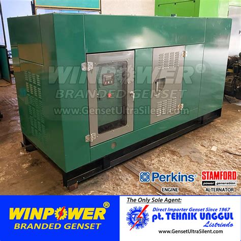 Genset Perkins Kva Silent Stamford Watt Wp P Jual