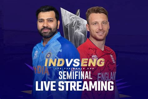 IND vs ENG LIVE Streaming: 5 easy ways to watch India England Semifinal ...