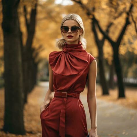 Autumn fashion wear in red colors 29044610 Stock Photo at Vecteezy