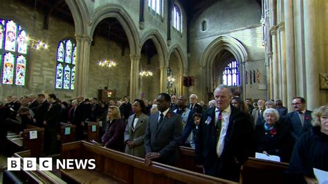 Croydon Falls Silent To Remember Tram Crash Victims Bbc News