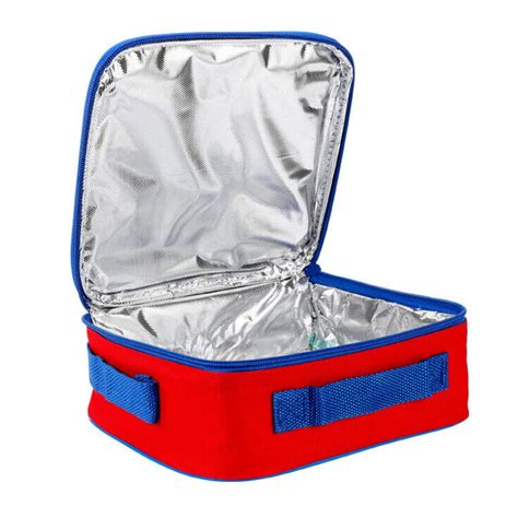 Spiderman Zip Up Thermal Insulated School Sandwich Lunch Bag