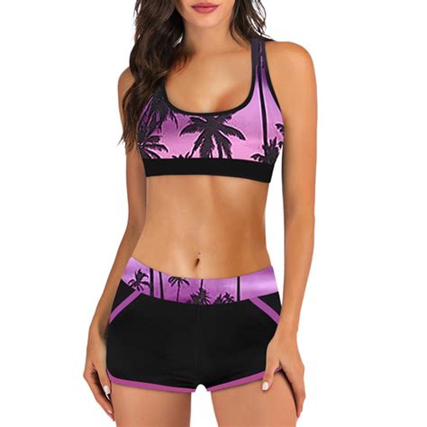 Cobkk Womens Swimsuits Piece Bikini Summer Women S Fashion Bikini Set Swimsuit Two Piece